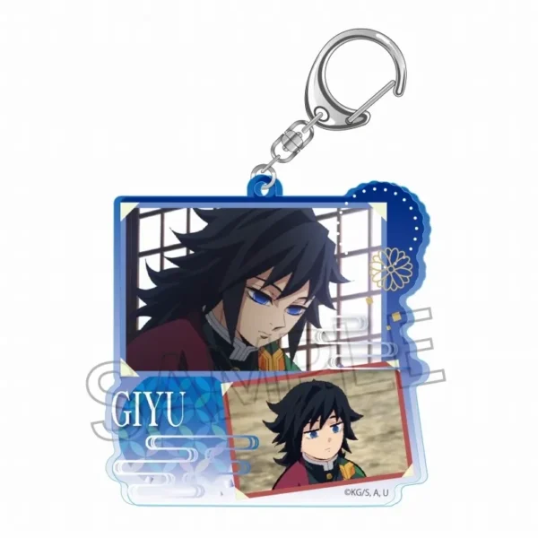 《鬼灭之刃》拼贴画钥匙扣-富冈义勇